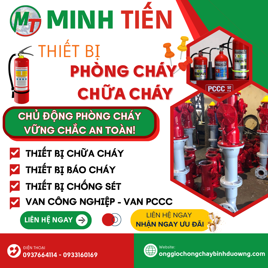 Các thiết bị chữa cháy tại Minh Tiến