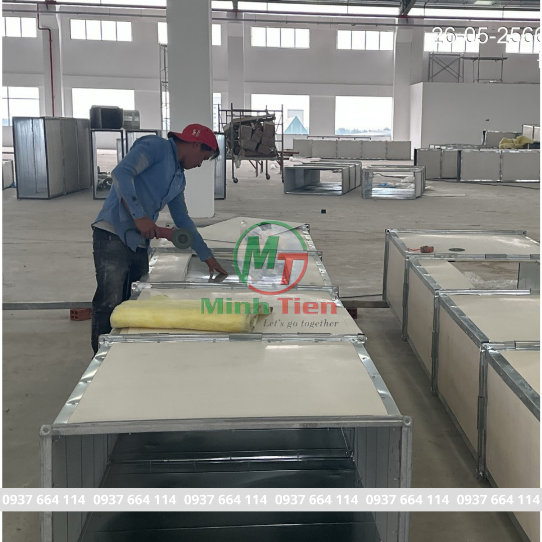 Quy trình thi công ống gió chống cháy