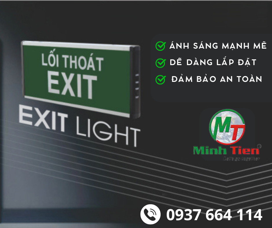 Đặc điểm của đèn thoát hiểm