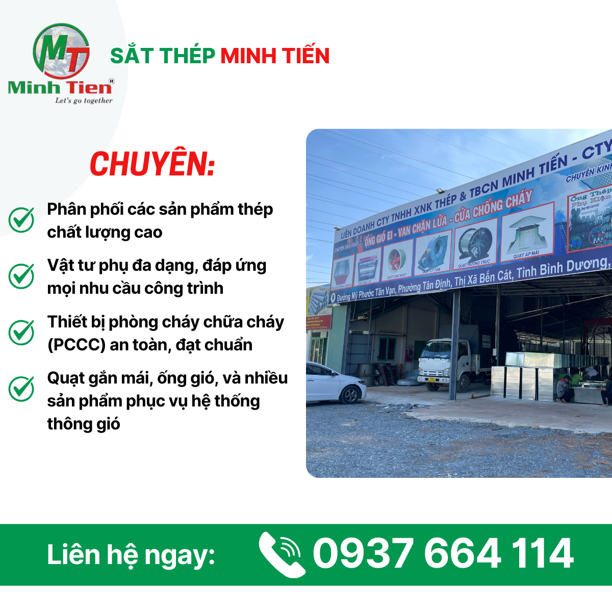 Sắt thép Minh Tiến