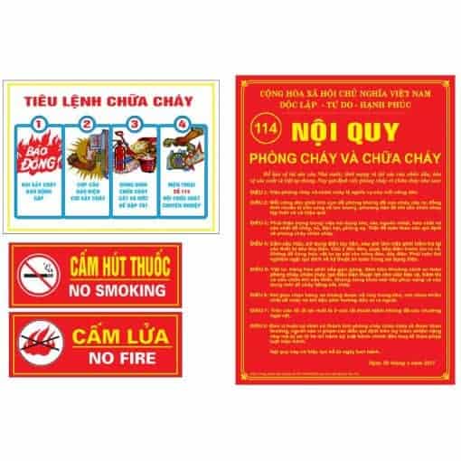 Nội quy tiêu lệnh chữa cháy Nội quy tiêu lệnh chữa cháy