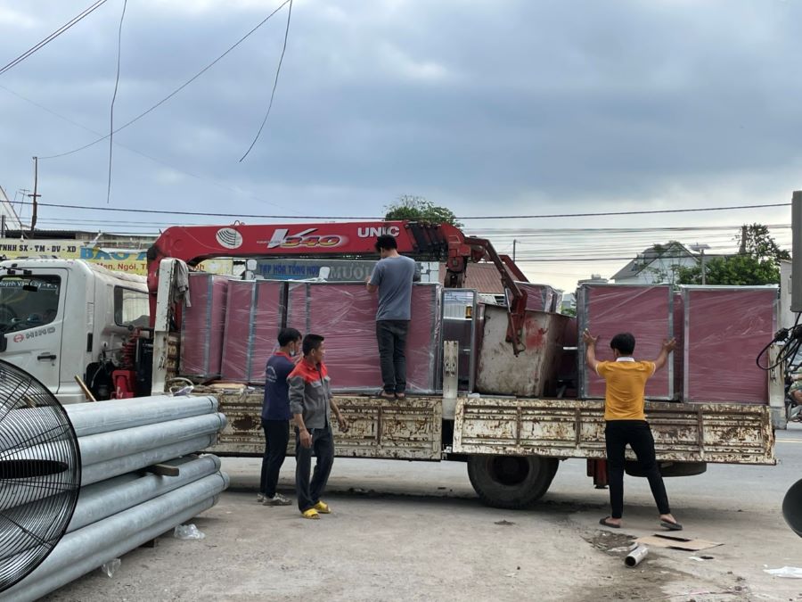 ống gió nhà xưởng tại Dĩ An của Minh Tiến