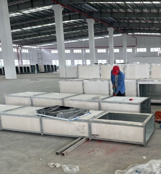 ống gió nhà xưởng tại Thủ Dầu Một của Minh Tiến