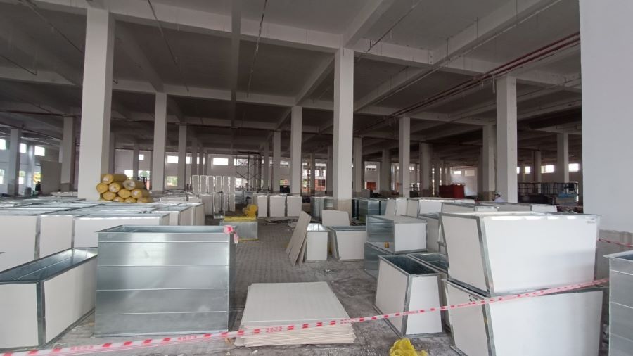 dịch vụ ống gió nhà xưởng tại Thuận An do Minh Tiến cung cấp