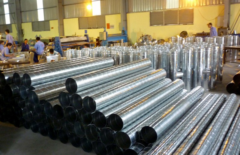 Một số loại ống gió tròn mà Minh Tiến đang phân phối